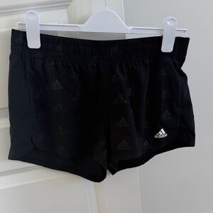 Adidas Kids Black Logo Shorts